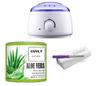 CUVLY Wax Kit Combo Wax Heater Machine Waxing Kit Combo + 600 gram Hot Aloe Vera Wax Cream + Wax Strips + Knife | Waxing Kit Automatic Wax Heaters (ALOE VERA WAX) view 1