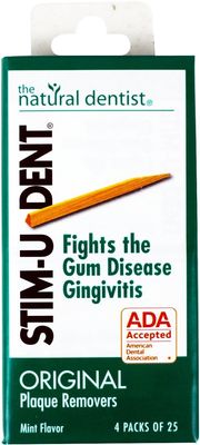 Stim-U-Dent Plaque Removers Mint 100 Sticks