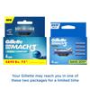 Gillette Mach 3 Turbo Manual Shaving Razor Blades - 4s Pack (Cartridge) view 2