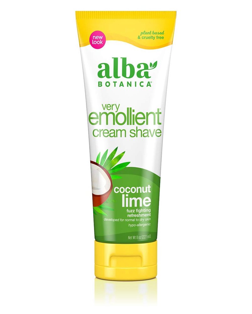 Alba Botanica Very Emollient, Coconut Lime Shave Cream, 8 Ounce by Alba Botanica