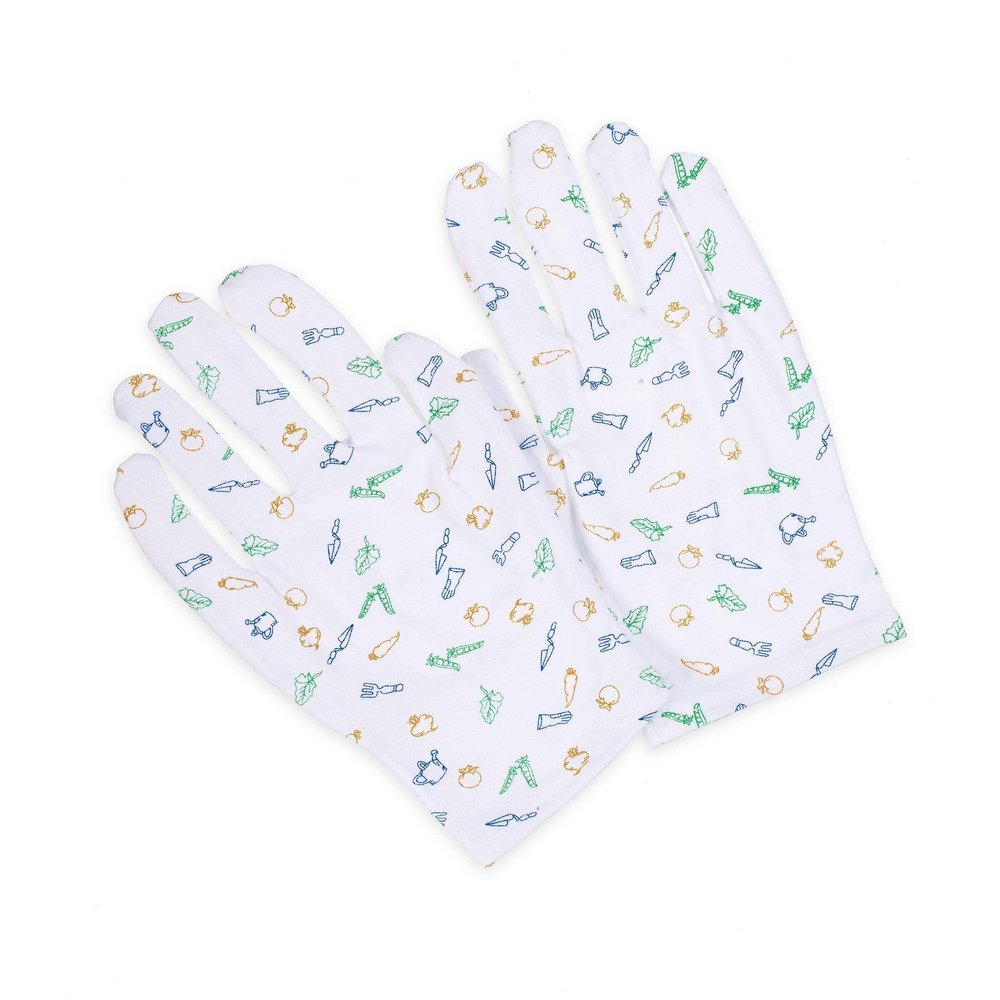 Earth Therapeutics Moisturizing Hand Gloves Garden Print - 1 Pair