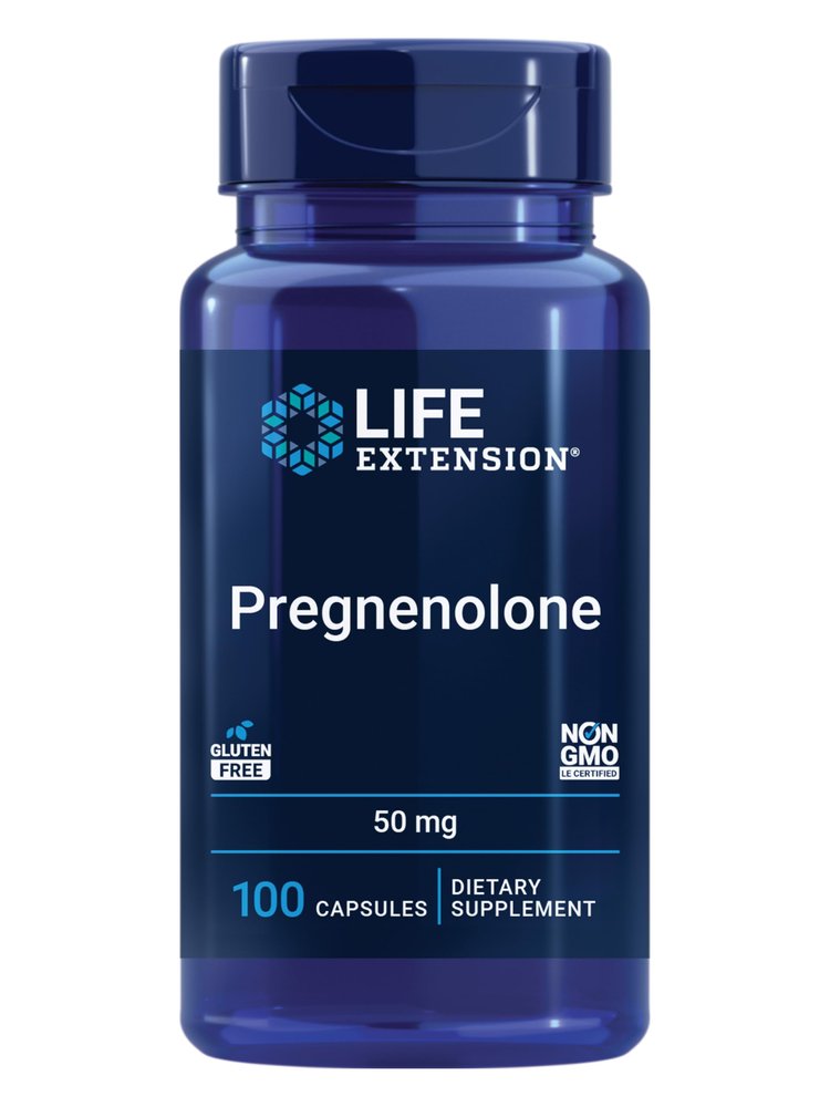 Life Extension Pregnenolone - 50 Mg, 100 Capsules (00302)