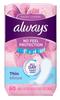 Always Dailies Liners Thin Regular 60 Count view 1