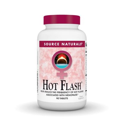 Source Naturals Hot Flash, Helps Reduce the Frequency of Hot Flashes Associated with Menopause, 90 Tablets