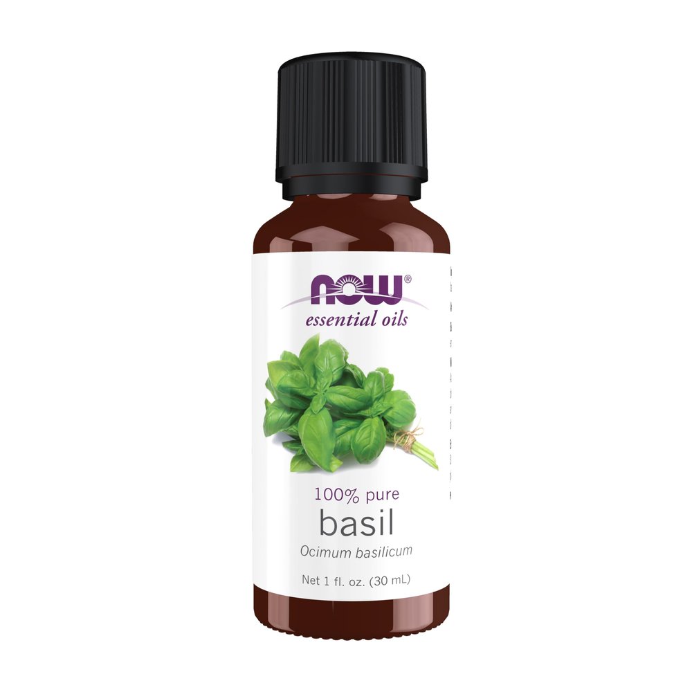 1 oz (Pack of 1) , Standard Packaging : NOW Basil Oil, 1-Ounce