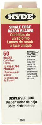 HYDE 13138 Single Edge Razor Blade
