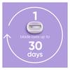Gillette Venus 2-in-1 Razor with Built-in Shave Gel, Metallic, 2 Blades, Women's Razor view 4
