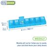 Ezy Dose Locking Weekly (7-day) Pill Planner (Large) view 2