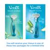 Gillette Venus Smooth Hair Removal Razor for Women with Aloe Vera, 1 Pc view 2