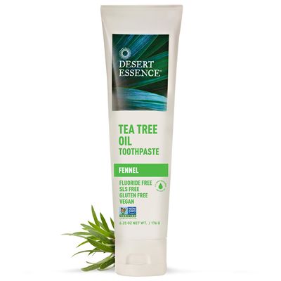 Desert Essence Natural Tea Tree Oil Toothpaste Fennel - 6.4 oz