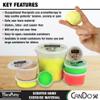 Cando Massage Fitness Equipment Scented Exercise Material 2 Oz - Vanilla - Tan - Xx-Soft by Theraputty view 3