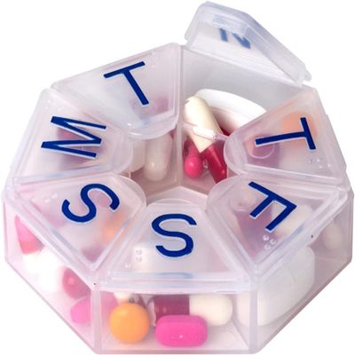 Acu-Life 7 Sided Weekly Pillbox