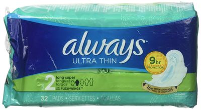 Always Ultra Thin with Wings - 32-Count
