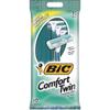 Bic Comfort Twin Sensitive Skin 10 Shavers Green package view 1