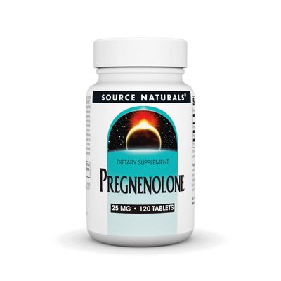 Source Naturals Pregnenolone 25mg, 120 tablets