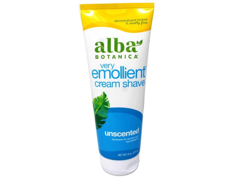 Alba Botanica - Unscented Cream Shave - 8 Oz
