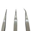 ANEX stainless tweezers 3 pcs set with case No.1093 Made in japan view 2