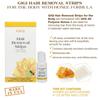 Gigi Hair Removal Strips for The Body, 24 Applications & 29 ml, 1 Fl. Oz. After wax lotion view 4