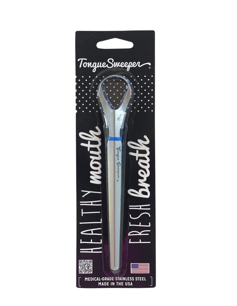 Tongue Sweeper Model P Stainless Steel Tongue Cleaner