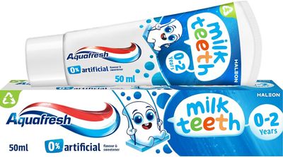 AQUAFRESH MILK TEETH TOOTHPASTE (0-2Y) - 50ML