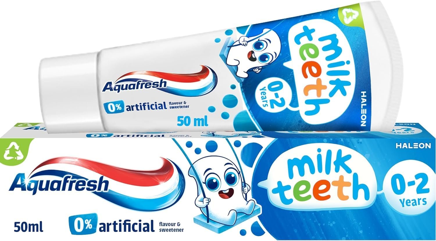 AQUAFRESH MILK TEETH TOOTHPASTE (0-2Y) - 50ML