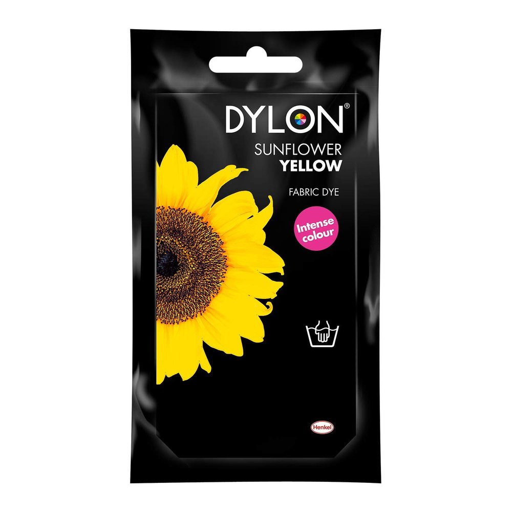 Dylon Hand Dye Sachet Sunflower Yellow 50G
