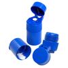 EZY DOSE 3 Compartment Pill Crusher, Cutter and Grinder, Daily Usage, Safely Cut Pills, Vitamins, Tablets, Accurate and Easy Cutting, Stainless Steel Blade, Removable Drinking Cup, Blue, BPA Free. view 1