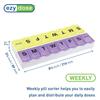 Ezy Dose 14 Day, Duets Snap-Apart Pill Reminder, 3-Pack view 2