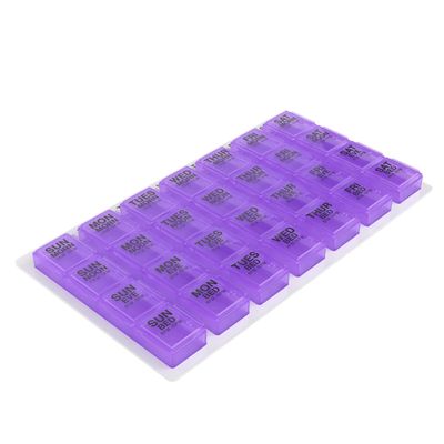 Ezy-Dose Four-A-Day Weekly, One Day At a Time Medication Organizer, Medium by Ezy Dose
