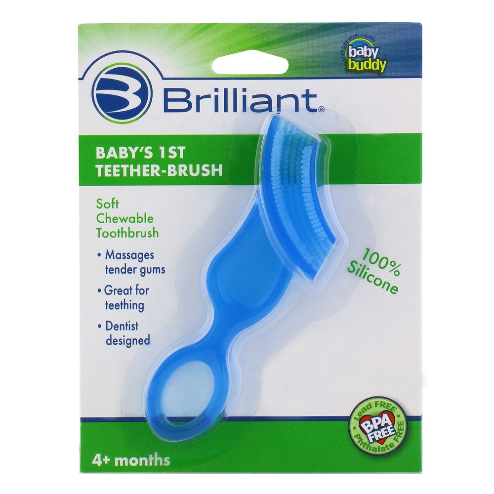 Baby Buddy Baby's 1st Toothbrush, Blue