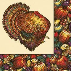 Autumn Turkey Dinner Napkins