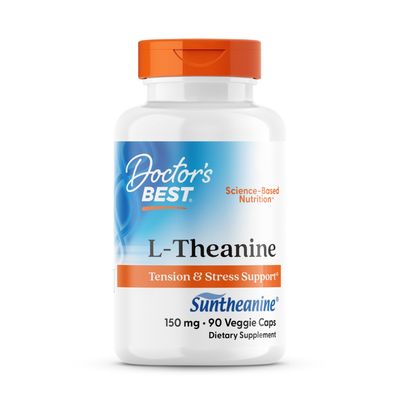 Doctor's Best, Suntheanine L-Theanine, 150 mg, 90 Veggie Caps