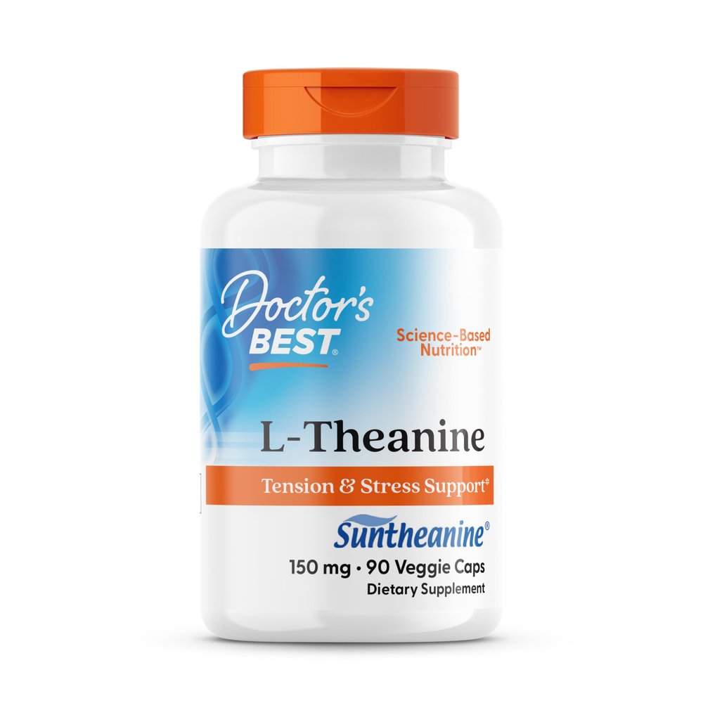 Doctor's Best, Suntheanine L-Theanine, 150 mg, 90 Veggie Caps