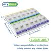 Ezy Dose Xl Push Button Medtime Planner - 7 Day, 4 Times Per Day view 2