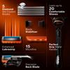Gillette Fusion Manual Razor for Men with styling back blade for Perfect Shave and Perfect Beard Shape view 4
