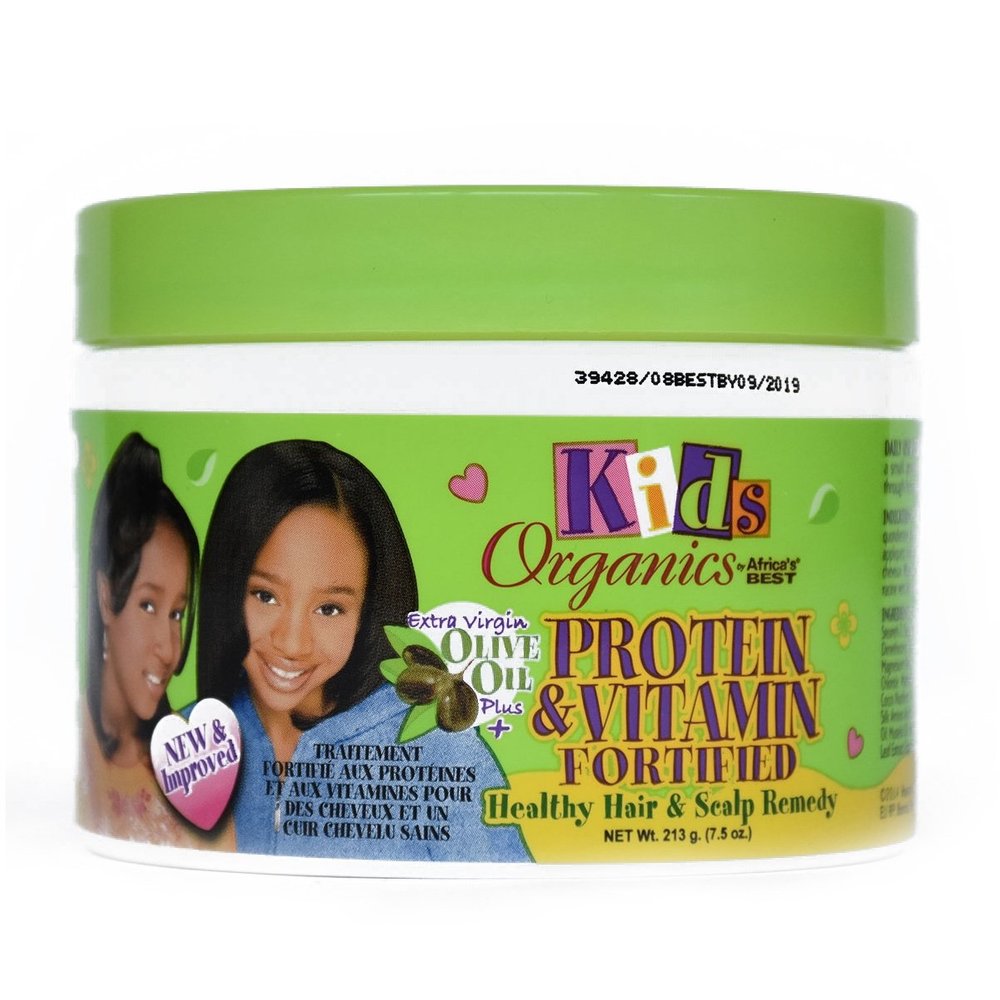 Africas Best Kids Organics Protein & Vitamin Fortified Healthly Hair & Scalp Remedy 7.5 oz.