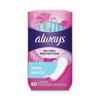 Always Incredibly Thin Liners Wrapped Unscented 60 Count (Pack of 4) view 1