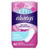 Always Incredibly Thin Liners Wrapped Unscented 60 Count (Pack of 4) view 2
