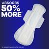 Always Maxi Overnight Extra Heavy Flow with Wings, Unscented Pads 20 Count view 3