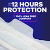 Always Maxi Overnight Extra Heavy Flow with Wings, Unscented Pads 20 Count view 4