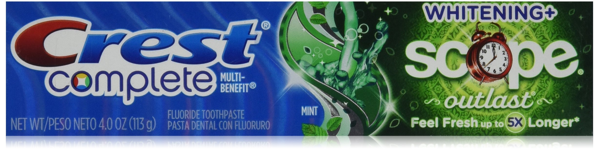 Crest Crest Extra White Plus Scope Outlast Toothpaste Long Lasting Mint, Long Lasting Mint 4 Ounce