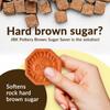 Terra Cotta Brown Sugar Saver, Food-Safe Sugar Preserver for Long-Term Use, Brown Sugar Softener for Cookies, Dried Fruits, & Marshmallows, Sun Design - JBK Pottery view 2