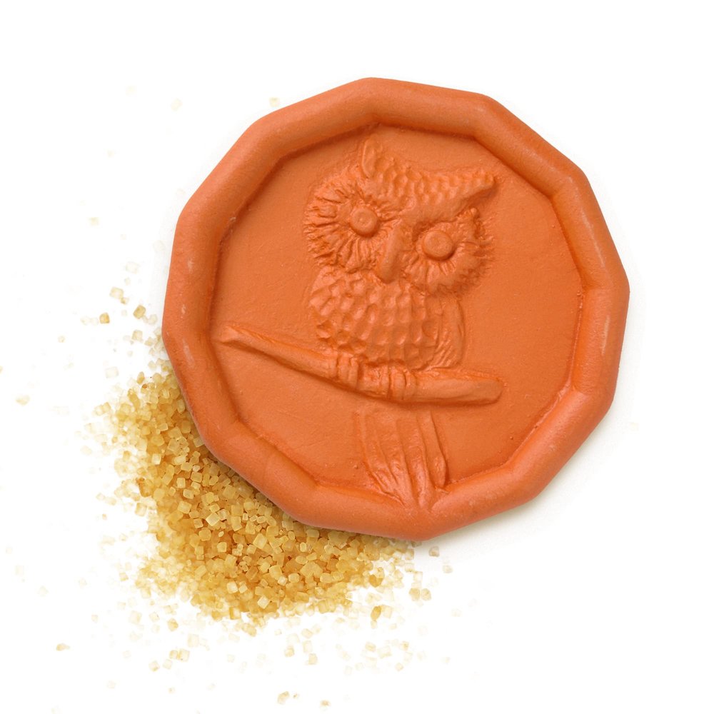 JBK Owl Terra Cotta Brown Sugar Saver