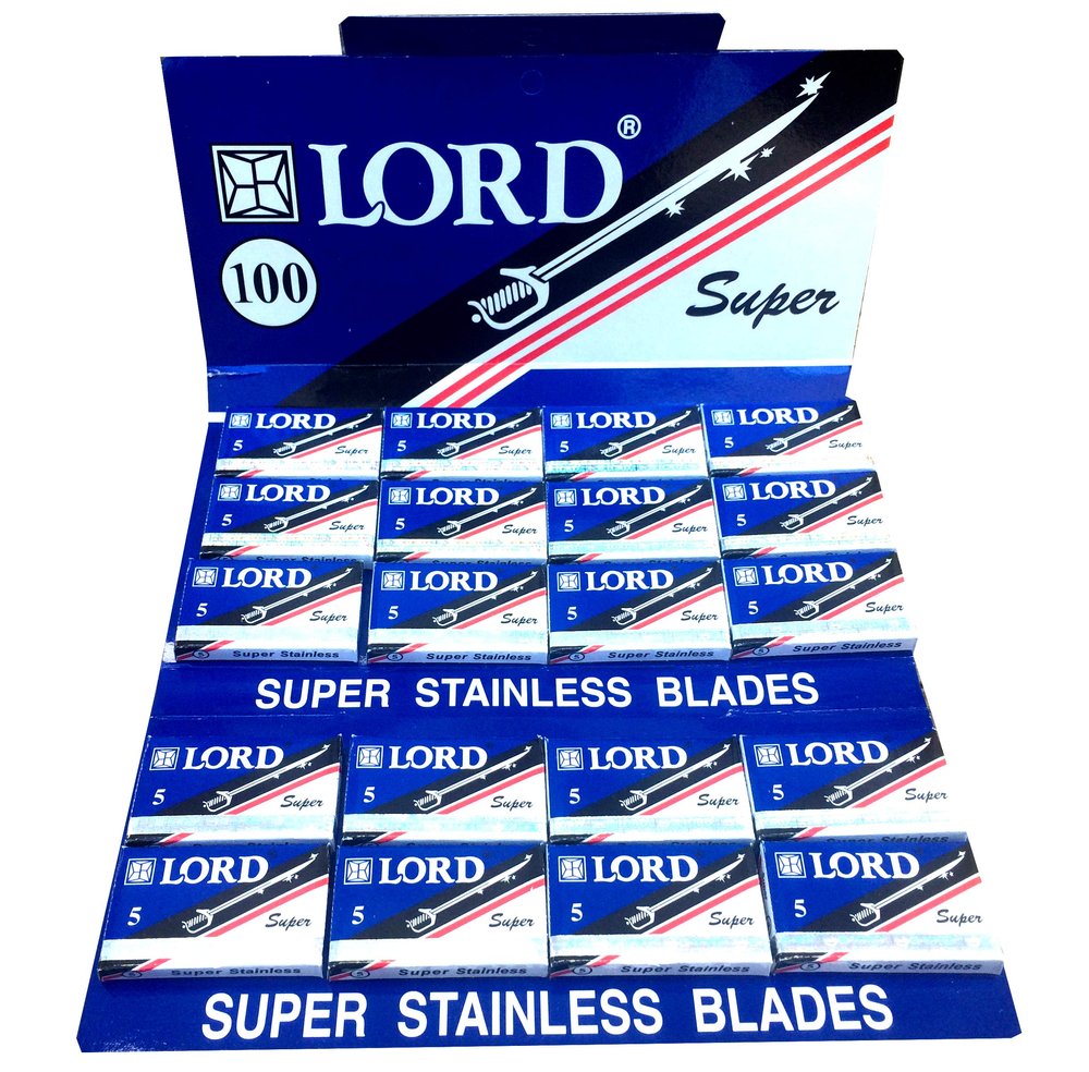 50 LORD Super Stainless Double Edge Safety Razor Blades