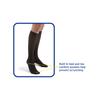 Futuro TM Revitalizing Trouser Socks for Women, Black Diamond Pattern, Moderate view 3
