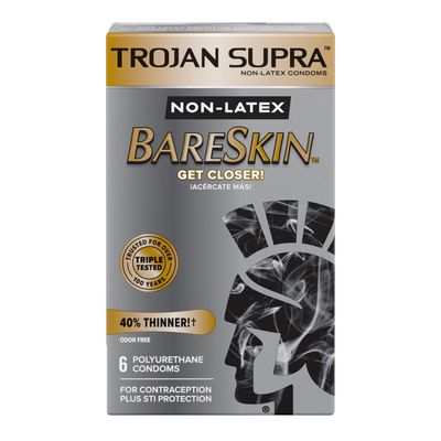 Trojan Supra Lubricated 6 Count