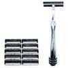 All Metal Trac 2 (Trac II) Compatible Razor and 10 Personna Twin Blade Cartriges view 1