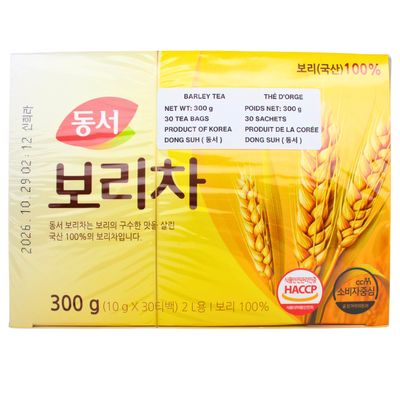 FantasticTea Dongsuh Roasted Barley Tea, 10 g x 30 Bags