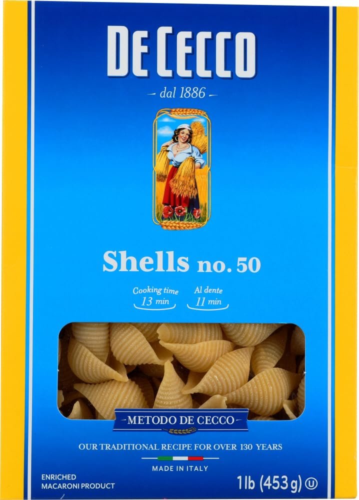 De Cecco Pasta Conchiglie Rigate, 500g