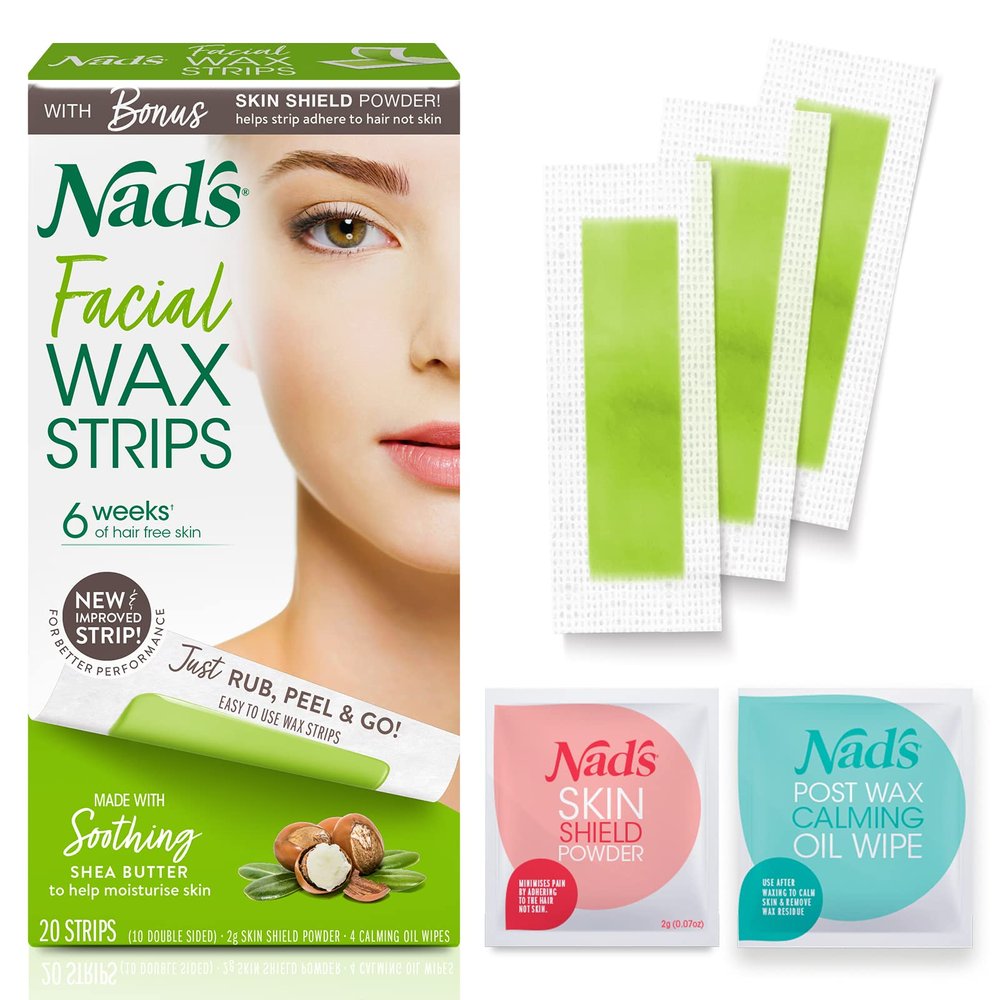 NAD's 20 Piece Facial Wax Strips by NAD'S